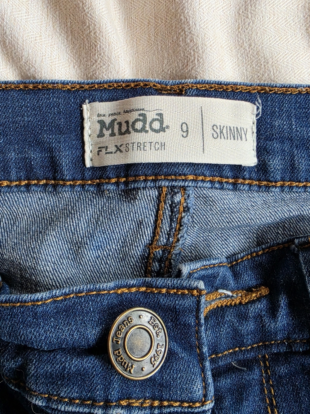 Mudd Skinny Jeans in Medium Blue Denim